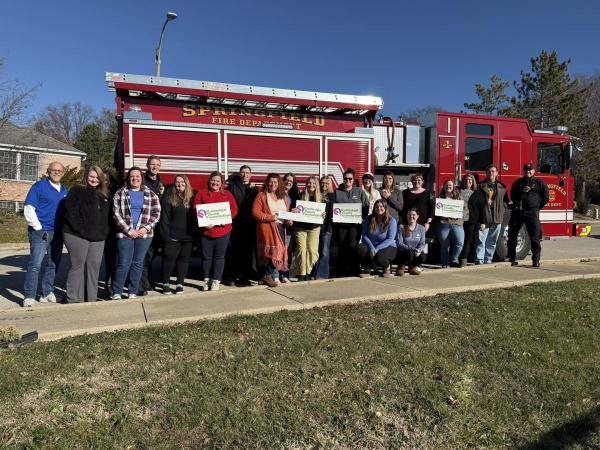 Rutledge With Springfield Firemen